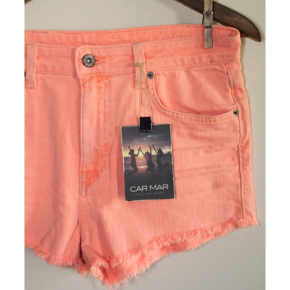 LF Carmar Orange Hued Open Hem Shorties 27 - Picture 4 of 10